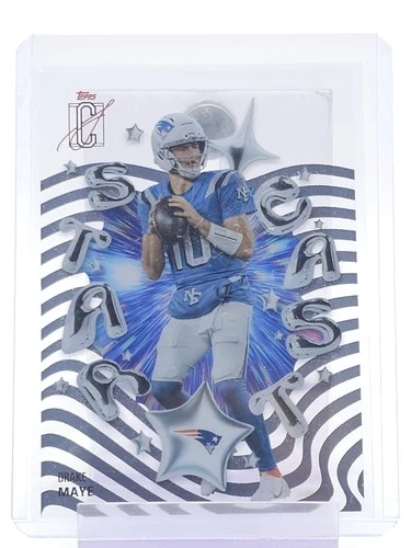 2025 Topps Signature Drake Maye Base (RAW)