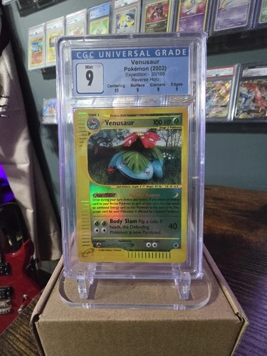 2002 Pokemon TCG Expedition Venusaur 30/165 Reverse Holo CGC 9