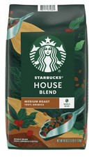 Starbucks House Blend Medium Roast Whole Bean Coffee Beans Pantry 40 oz