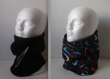 Nike Fleece Neck Warmer 2.0 Reversible Youth Black/Brown Basalt/Lt Smoke Grey