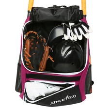 Baseball Bat Bag - Backpack for Baseball, T-Ball & Softball Equipment & Gear ...