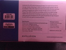 Avolusion PRO-Z Series 4TB USB 3.0 External Gaming Hard Drive for XBOX X,S