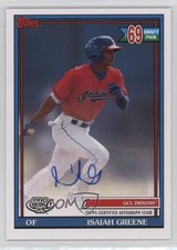2021 Topps Pro Debut Auto Isaiah Greene #PD-173 Auto 06z2