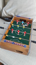 Small Table Football Game Tabletop Soccer Foosball Fußball Inc 2 Balls  VGC