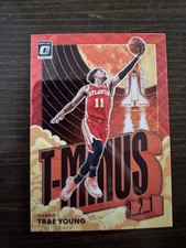 2021-22 Panini Donruss Optic - T-Minus 3, 2, 1 Trae Young #13 Red Wave Prizm