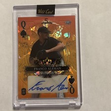 2024 Wild Card 5 Card Draw Stacked Deck Franco Aleman 2/5 Auto 