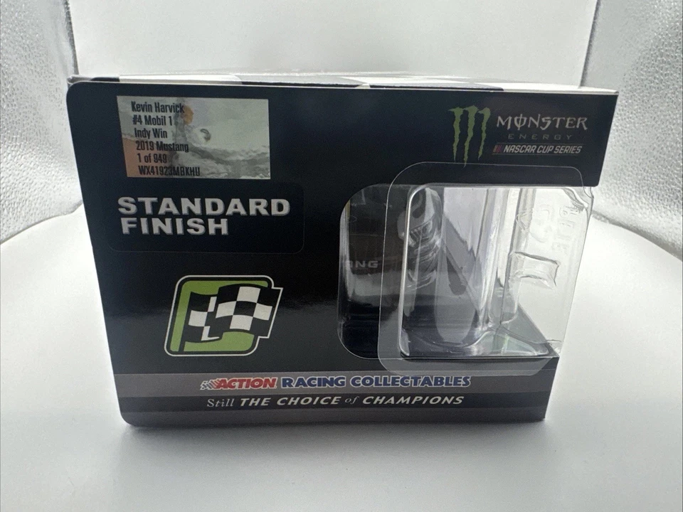 NASCAR Lionel Racing 2019 Kevin Harvick #4 Mobil 1 Indy Win 1/24 Diecast Car Foto 2 de 4