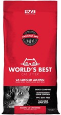 World's Best Cat Litter - Clumping Litter Formula for Multiple Cats - 28-Pounds