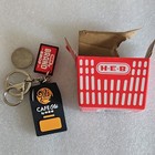 H-E-B Stop Cafe Ole Advertising Keychain w/ Trigger Clip & Detachable Keyring — photo 1