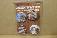 NEW 'ATA-BOY' JOHN WAYNE 4-PIECE MAGNET SET
