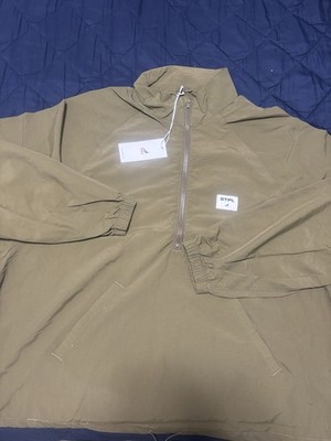Jeff Staple Men's Olive 1/4 Zip Windbreaker Jacket Lightweight Size L