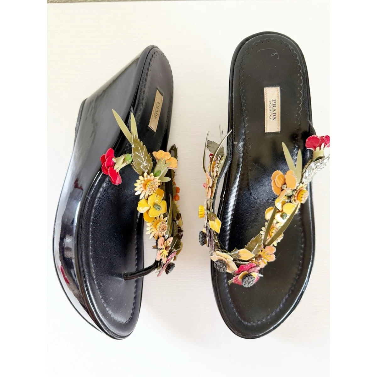 PRADA Casual Floral Sandals for Women for sale | eBay