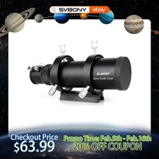 SVBONY SV106 50mm Guide Scope w/Helical Focuser Finder and Guide Scope Multi-Use