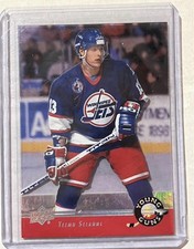 Upper Deck 2020-21 Series 2 Teemu Selanne Young Guns Retro Acetate Clear Cut