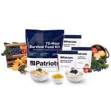 4Patriots 72-Hour Survival Food Kit: Emergency Food Supply Designed to Last 2...