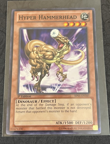 Yu-Gi-Oh TCG Starfoil Hyper Hammerhead 1st Edition BP01-EN185 | eBay