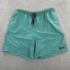 Patagonia Baggies Shorts Mens Large 7" Inseam Lined Swim Trunks Hiking Blue