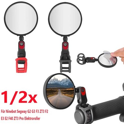1/2x E-Scooter Rückspiegel für Ninebot Segway G2 G3 F3 ZT3 F2 E3 E2 F40 ZT3 Pro
