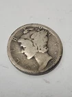 1918 D Mercury Dime 90% Silver About Good AG JRT 272
