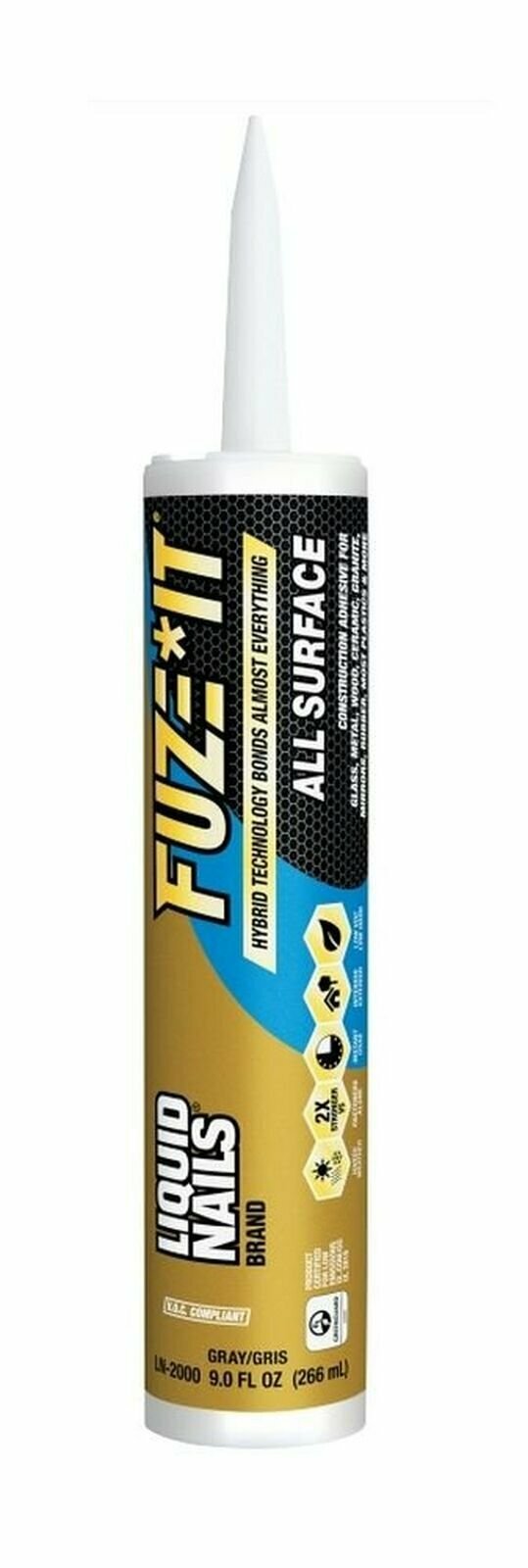 Liquid Nails LN2000 9 oz. Fuze It All Surface Construction Adhesive