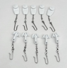Lot Of 10, CE9038 INPRO Ball  Chain Cube Cubicle Curtain Carrier Roller