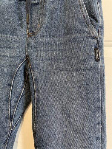 Boys Silver Jeans Co Nathan Triple 5 Red Flannel Lined Jeans Size 8 Drawstring - Picture 3 of 8