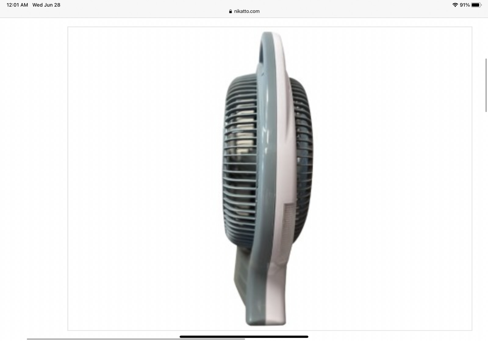 NIKATTO USA  STOCK Rechargeable Fan Battery Powdered Variable Speed