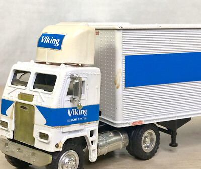 Vintage Viking Freight System Big Rig Trailer Truck Diecast Tonkin