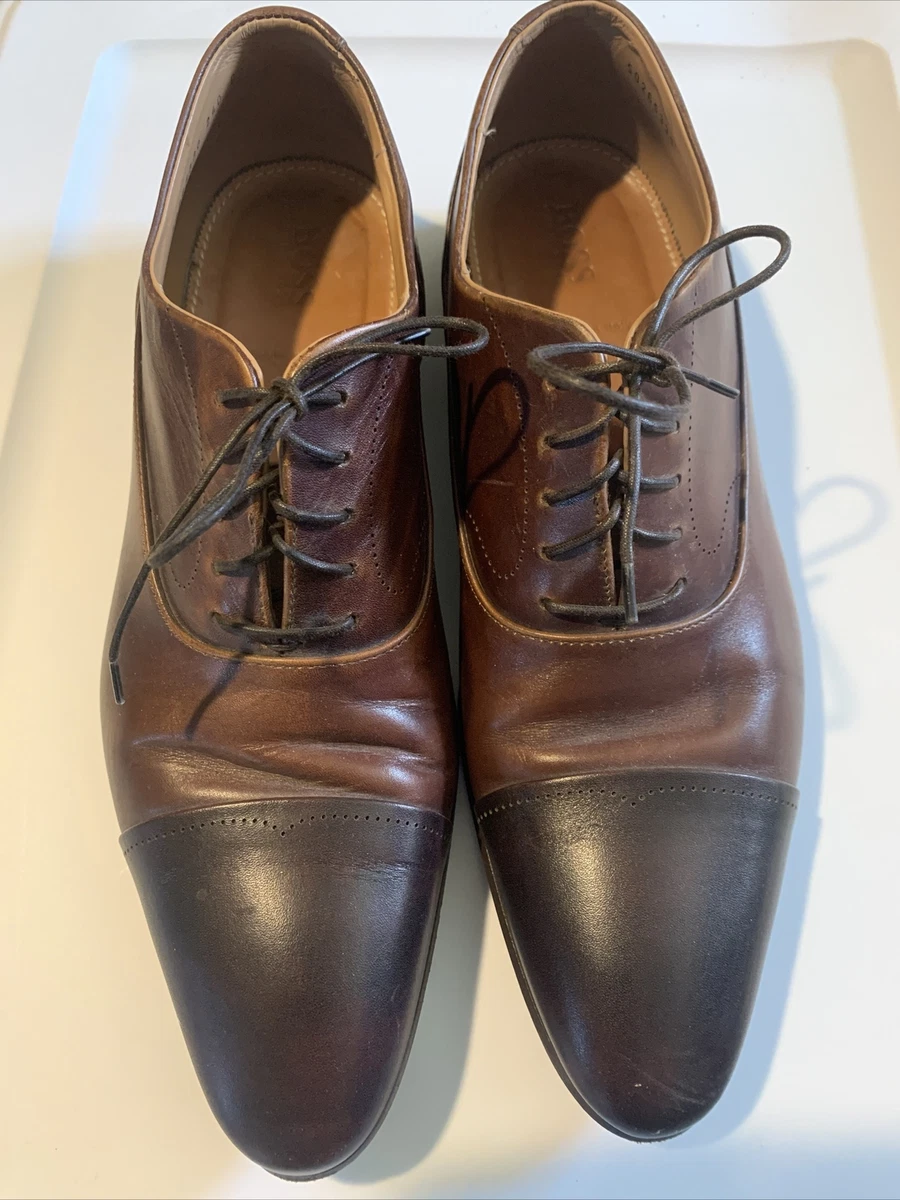 Hugo boss top shoes brown leather