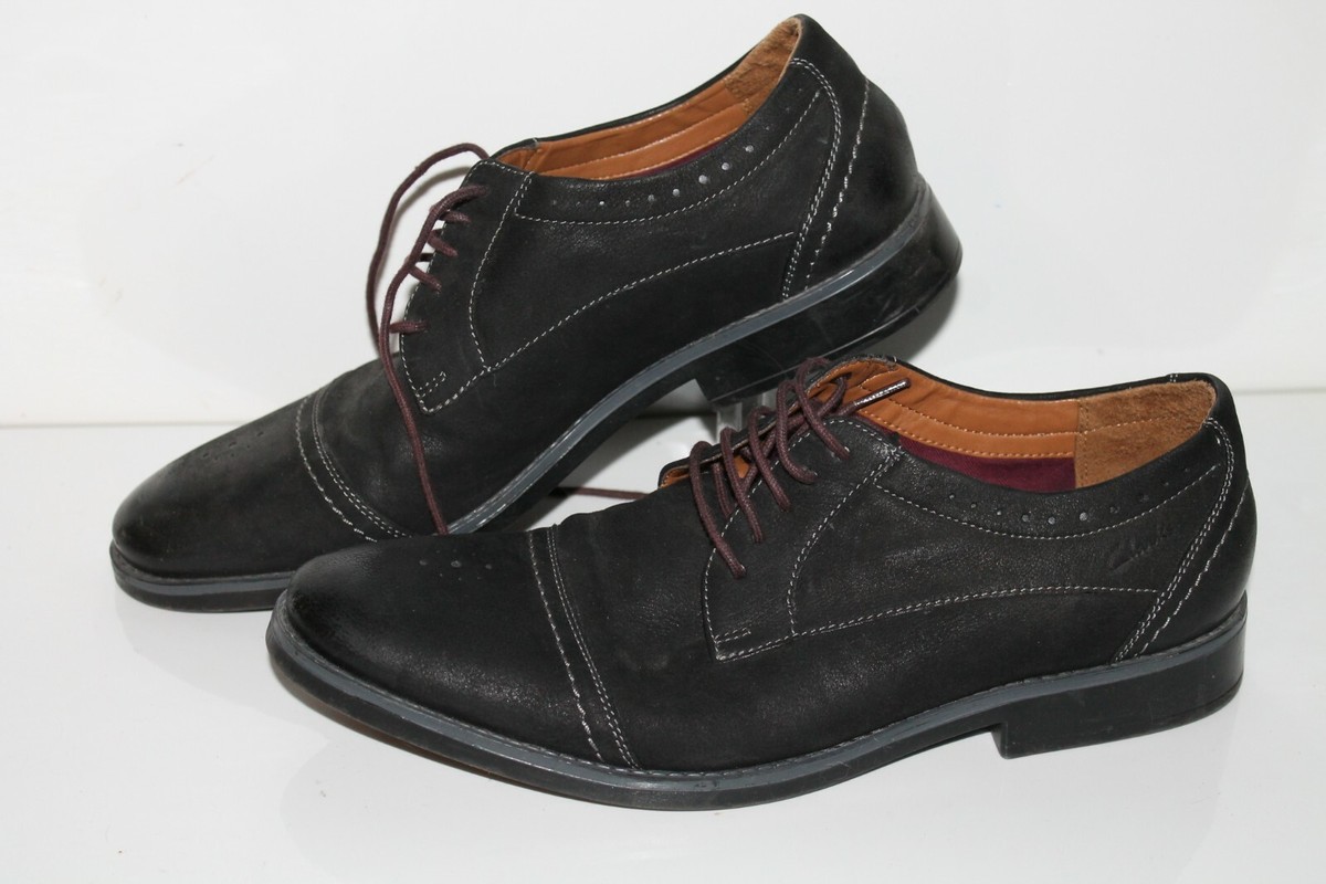 Clarks Oxford / Casual Shoes, #16326, Black, Leather, Men display picture 3