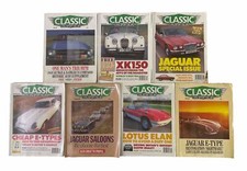 Classic And Sports Car Magazine x 7 - 1989 to 1992 - Vintage - Jaguar Lotus Alfa