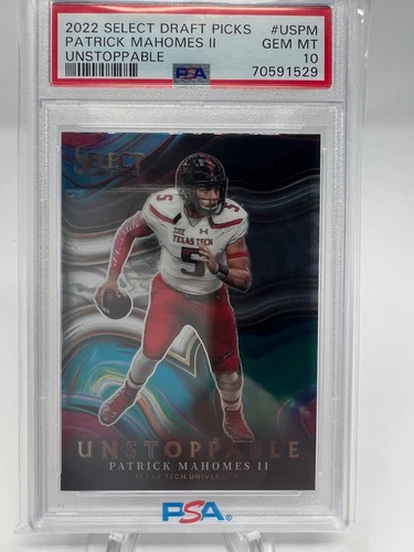 2022 Select Draft Picks Patrick Mahomes Unstoppable Silver Prizm SuperBowl MVP!