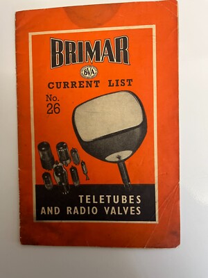 Brimar Teletubes und Ventile Liste Nummer 26