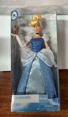 Disney Store Princess 12'' Cinderella Doll with Gus New in Box