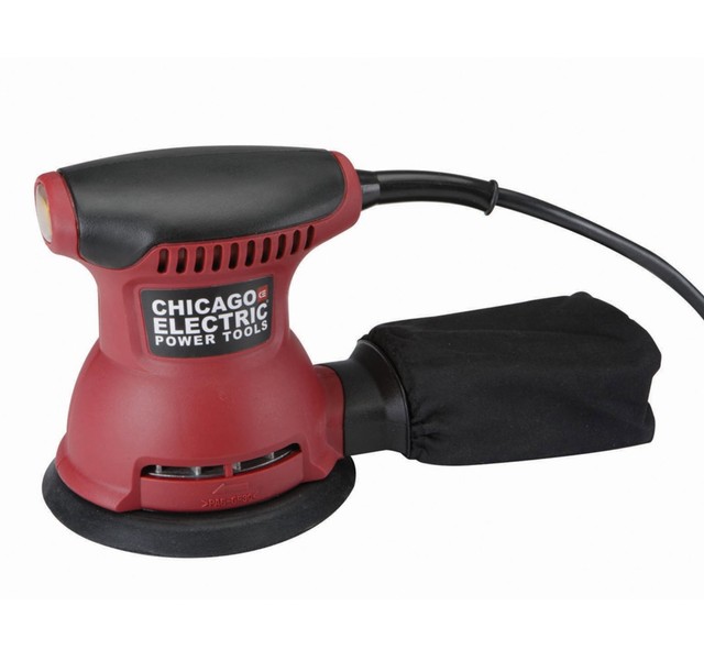 portable sander with dust bag