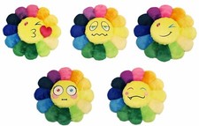 Takashi Murakami Flower Emoji Cushion 5 pieces set Pillow plush 30cm kaikai kiki