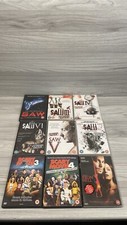 Horror Movie DVD Bundle X9 Saw 1, Saw 3-6, Saw Final Chapter, Scary Movie