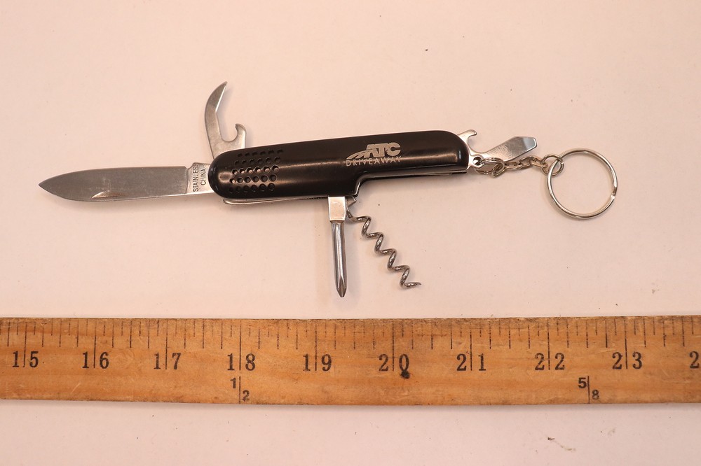 Multi-Tool Pocket Knife Tools Black
