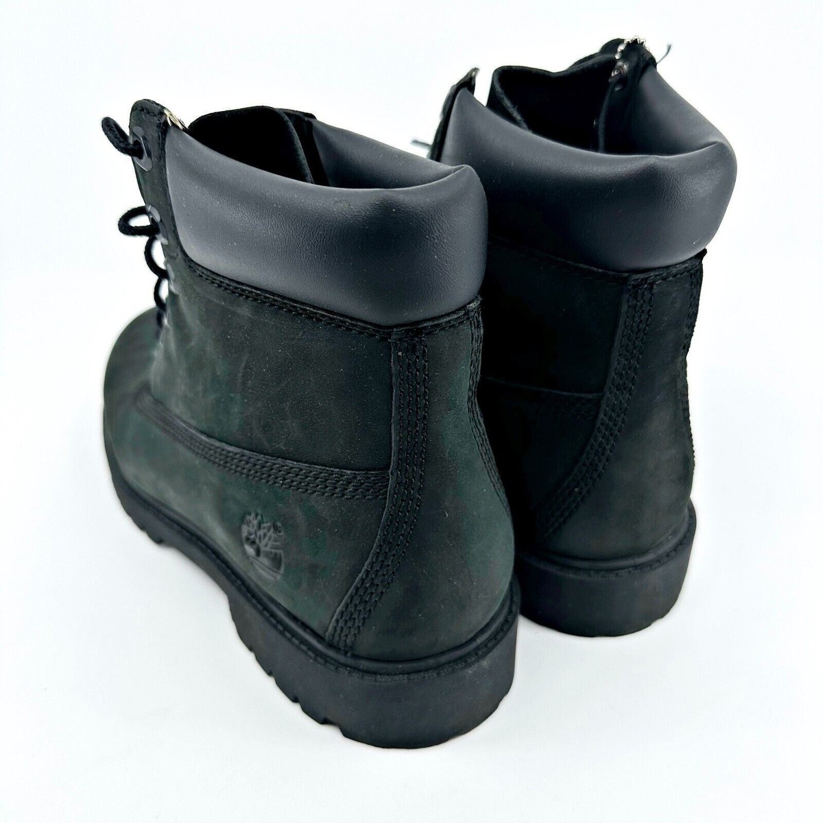 Timberland 6in Premium Black Junior Kids Size 6.5 Boots 12907 | eBay