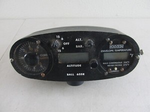 Ball Variometer 655R for Hot Air Balloon AS IS, Untested