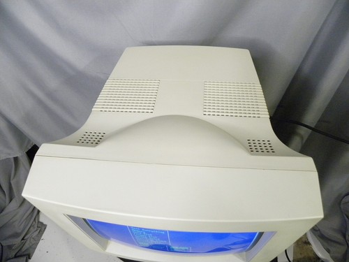Vintage Relisys CRT Monitor Model RE1450 14" Color Monitor No Rust Clean Inside - Picture 19 of 23