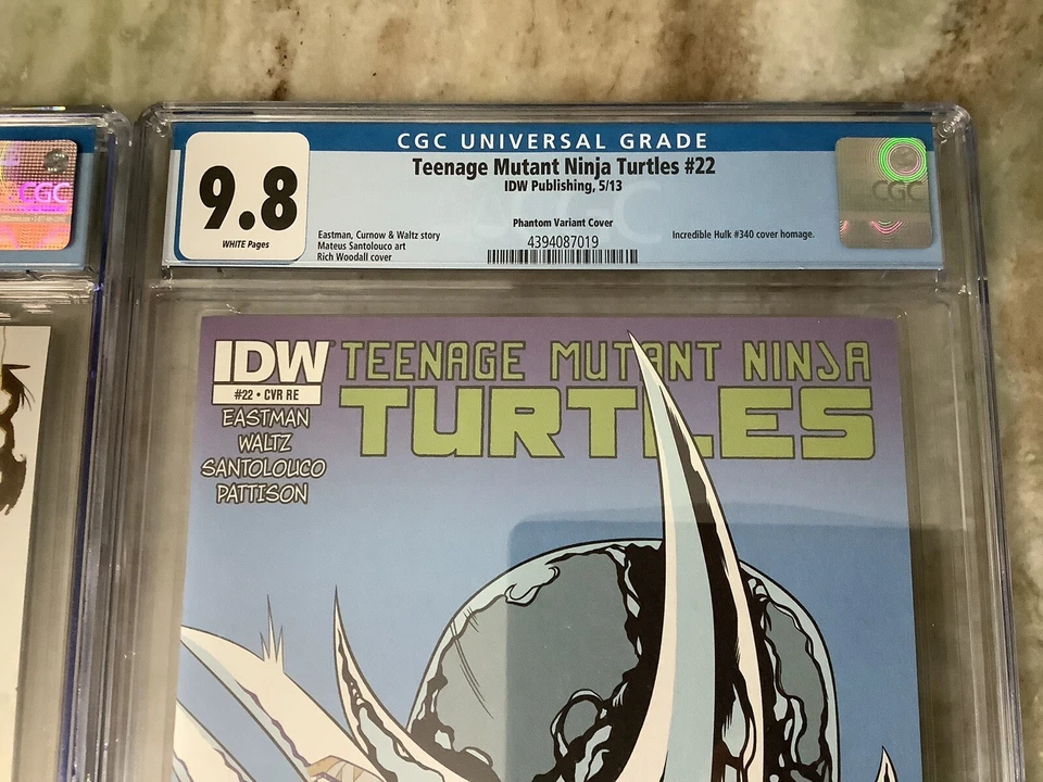 TMNT 22 Phantom Variant CGC 9.8 2013 IDW & Wolverine 20 2nd Print 2022 CGC 9.8 - Image 2 of 4