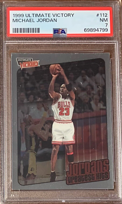 1999 Ultimate Victory Basketball #112 Michael Jordan PSA Very