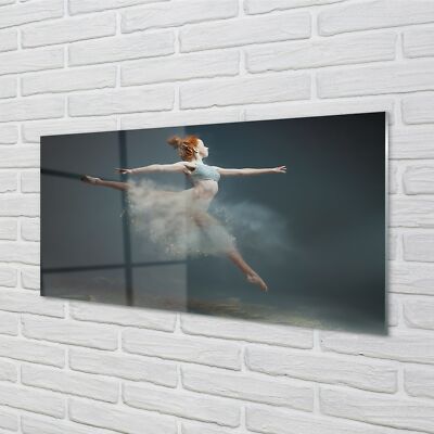 Tulup Acrylglas 100x50 Wandkunst Ballerina Rauch