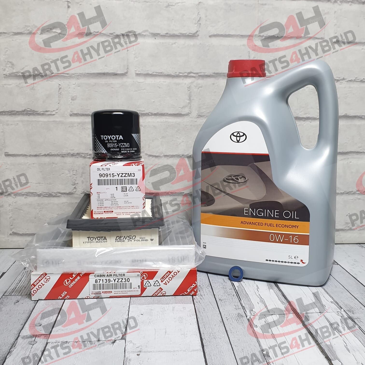Genuine Toyota Sienta Service Kit Nhp170 1.5L 2015 Onwards 0W16 Oil & Filters