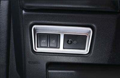 Matte Silver Back Door Tailgate Switch Cover Trim For Range Rover L405 2013-2017