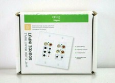 Legrand On-Q AU1011 LA lyriQ Flush Mount Triple Source Input Light Almond B U20