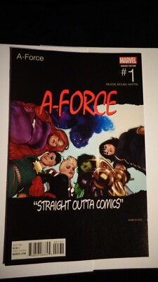 A-Force #1 - Hip Hop Variant Cover by Adam Hughes (Marvel, 2016) NM
