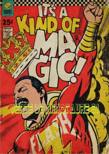 Music - Freddy  Queen  Flash - couverture Comics - affiche  plastifiée - Afbeelding 1 van 12