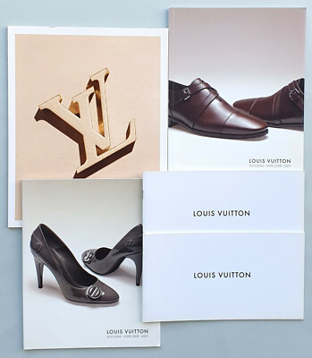5 x LOUIS VUITTON Katalog Look Book, Schuhe, Men's & Women's Collection 2008/09